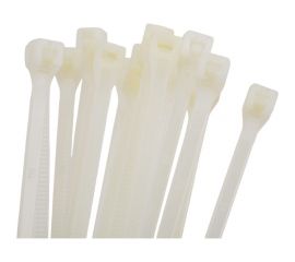 Хомуты Sturm 300х3,6 мм, пластмассовые, белые, 100 шт. 7012-04-300 