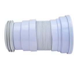 Раздвижной слив для унитаза ORIO, армированный сверхгибкий. Длина:L=220-410 мм. С-995 