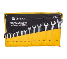 Набор рожковых ключей 6-32мм планшет 12 предметов ЭВРИКА ER-51120 