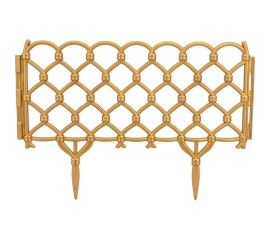 Декоративный забор Дачная мозаика Фаберже золотистый 15304 