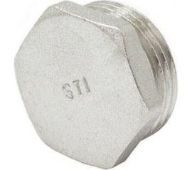 STI Заглушка латуннаяДу20 (3/4") Ру16 наружная резьба никелированная D270-00248 