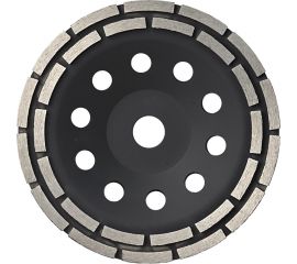 Чашка алмазная зачистная двухрядная (180x22.2 мм) KROTEC 3801024 