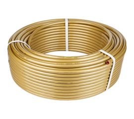 Труба из сшитого полиэтилена ESSAN СТ GOLD EVOH PEX-b 16x2.2, золотой, 100 м ГОСТ32415-2013 13021994 