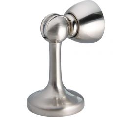 Дверной ограничитель MORELLI MDS-3 SN магнитный, цвет - белый никель 9011024 