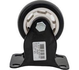 Колесо неповоротное (75 мм; черная резина) MFK-TORG 4052075 