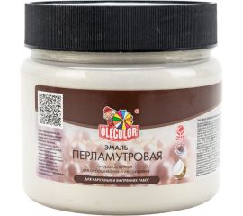 Акриловая эмаль OLECOLOR перламутровая, универсальная, золотой жемчуг, 0.3 кг 4300006108 