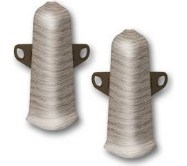 Наружный угол для плинтуса DECONIKA (70 мм; 215 Дуб снежный; 2 шт.) Д-П70-Нк-Ф2 215 ДУБ СНЖ 