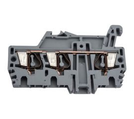 Проходной зажим DKC HMM.2 1 2GR 2,5 кв.мм серый 1 ввод 2 вывода ZHM510GR 