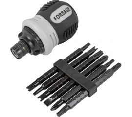 Реверсивная отвертка Forsage с набором специальных бит, в блистере F-32807MR 51770 