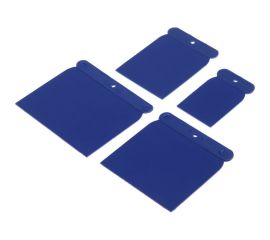 Набор японских шпателей ТУНДРА пластиковые, 50-80-100-120 мм, 4 шт. 1818302 