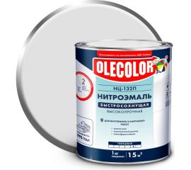 Эмаль OLECOLOR НЦ-132П белый, 1.7 кг 4100000049 