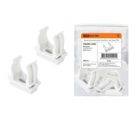 Крепеж-клипса для трубы TDM 32 мм белый SQ0405-2004 