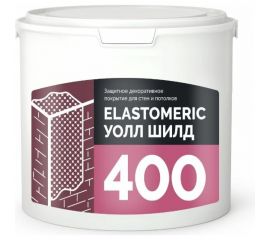 Универсальная эластичная защитная краска Elastomeric Systems 4 400 WALL SHIELD (3 кг; База А) 00402 