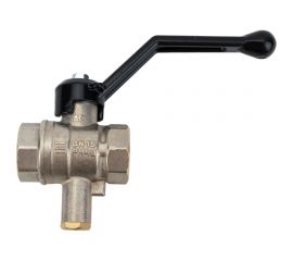Шаровой латунный кран LD Pride 1 дюйм 45.341.15 