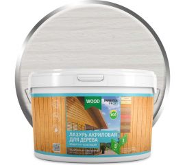 Акриловая лазурь FARBITEX (для дерева; защитно-красящая; белый; 2.5 л) 4300011184 