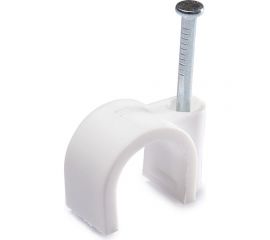 Круглая скоба для крепления кабеля АБК-СИЛА СПК-4, 50 шт. 1702101 