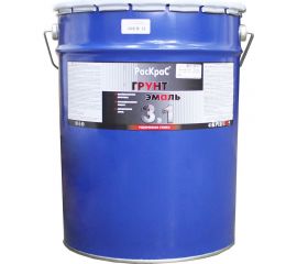 Грунт-эмаль РасКрас 3 в 1, синяя, барабан 21 кг 4690417022403 