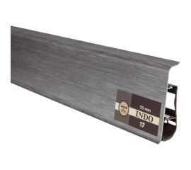 Плинтус Arbiton Indo 17 Алюминий, 2500x70x26 мм 61606 