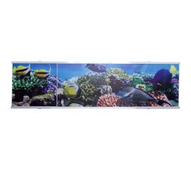 Экран под ванну Лидер Аквариум из ПВХ панелей на пластиковом каркасе 150 см 