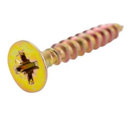 Шуруп VIPкрепеж жёлтый цинк 300 шт 41379 VIP 