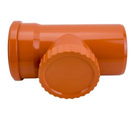 Ревизия ХЕМКОР НПВХ, для наружной канализации, 110 мм 2491207 