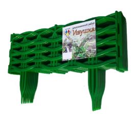 Декоративный забор Дачная мозаика "Ивушка" зелёный 15005 