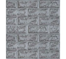 Самоклеящиеся 3D панели Центурион 500x550x3 мм Кирпич стальной 83409 
