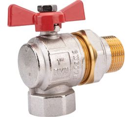 Шаровой угловой кран AV Engineering 1 нар-вн бабочка AVE094001E 