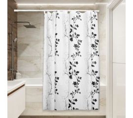 Штора для ванной Сантис peva pv-117 (контраст) 54 gsm 180x180 см 038704 