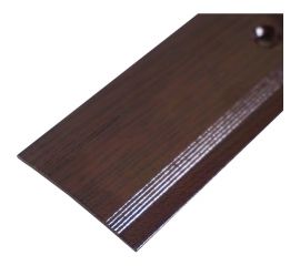 Порог-стык Трибатрон АЛ-125 (1 м; декор под дерево; венге) 87836 