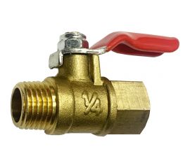 Шаровой кран ARMA резьба внутренняя - наружная 1/4 BV-02 