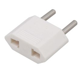 Сетевой плоский адаптер переходник REXANT 6А белый 50 шт 11-1041 