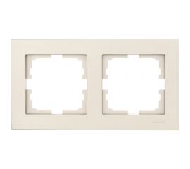 2-ая горизонтальная рамка Lezard VESNA без вставки, титан 742-3700-147 