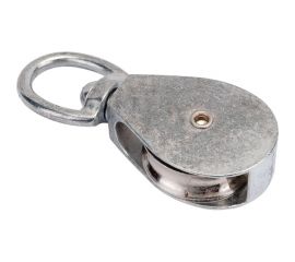 Блок для троса Невский Крепеж одинарный, цинк, металлический шкив, 40 мм, 1 шт. 826077 