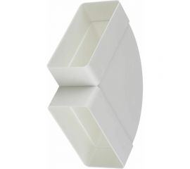 Колено разноугловое горизонтальное для плоских воздуховодов 55х110 мм ORE 4607122242385 