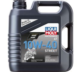 НС-синтетическое моторное масло 4T Street 10W-40 SN Plus MA2 4 л, для 4-тактных мотоциклов Motorbike LIQUI MOLY 1243 