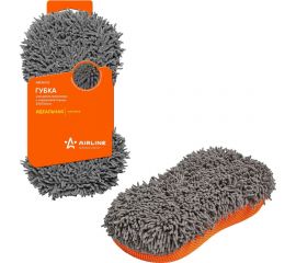 Губка-шиншилла Airline микроворс с коралловой тканью, 22х10х5 см ABEN002 