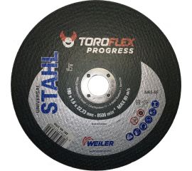 Круг отрезной по стали F41 180х1.6х22.23 мм, А46S-BF PRO TOROFLEX 4010362575302 