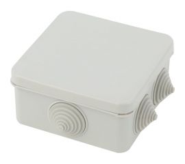 Распаечная коробка ЭРА KORz-100-100-50-6gv открытой установки КОР 100x100x50мм Б0055757 