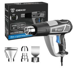 Строительный фен DEKO HG2500 PRO 2500 Вт, с LCD дисплеем 063-4336 