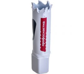 Коронка биметаллическая крупный зуб (14 мм, 38 мм, HSSE, М42) №001 Профоснастка 80101001 