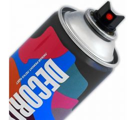 Аэрозольная эмаль Decorix (металлик; глянцевая; акриловая; хром золото; 520 мл) 0103-19 DX 