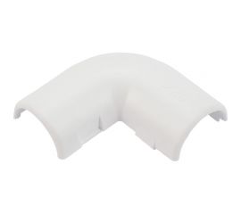 Соединительный угол EKF 90, для трубы 20 мм упак. (5 шт) белый -Plast ug-t-20w-r 