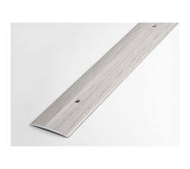 Порог прямой алюминиевый декоративный (37 мм, 2,7 м, Дуб арктик) ЛУКА УТ000002518 