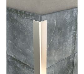 Угловой профиль ЛУКА из нержавеющей стали 10х10 мм, 2.7 м, сатинированный УТ000043047 