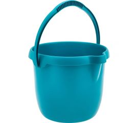 Пластмассовое круглое ведро PALISAD Home 12 л, бирюзовое 929575 