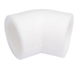 Угольник MeerPlast PP-RC белый Дн25 Ру25 45гр под пайку D200-00970 