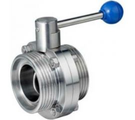 Дисковый нержавеющий затвор TITAN LOCK (AISI304) DN50, типа резьба-резьба, D"" TLSD050THS 