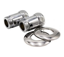 Прямое соединение для полотенцесушителя VRT 1-1, внутренняя/наружная, с отражателем, пара 534082 