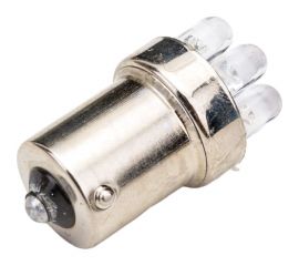 Автолампа диод SKYWAY T18, 12V, 7LED, блистер, с цоколем, 1-контакт, 2 шт. S08201355 